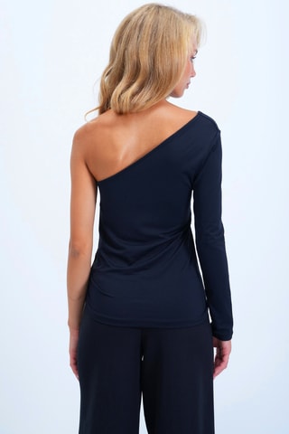 Top asymétrique - Noir