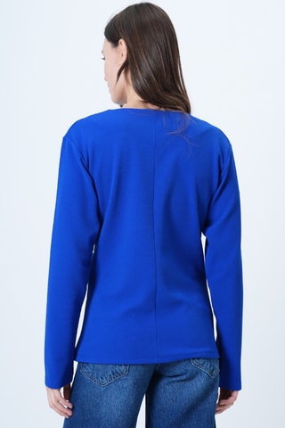 Top - Bleu cobalt