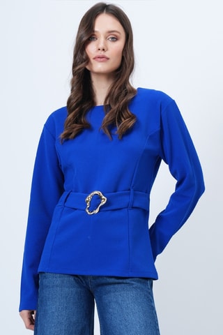 Top - Bleu cobalt