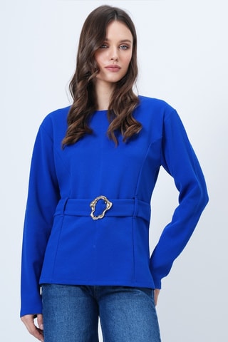 Top - Bleu cobalt