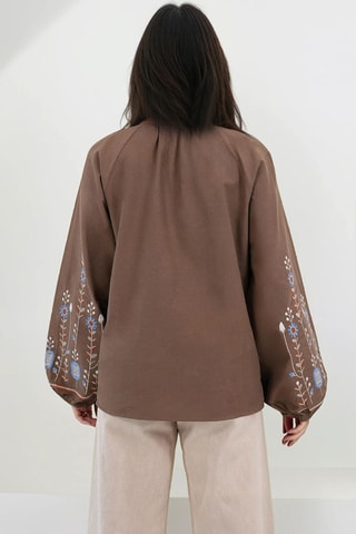 Blouse - Marron