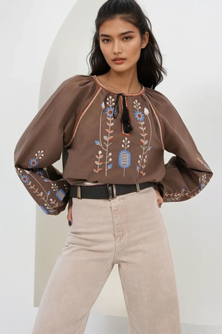Blouse - Marron