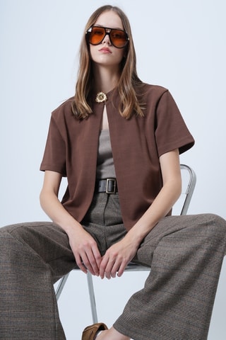 Gilet - Marron foncé