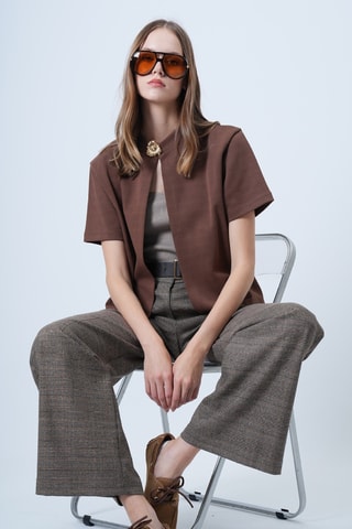 Gilet - Marron foncé