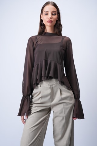 Blouse - Marron