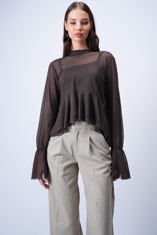 Blouse - Marron