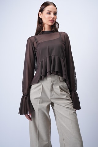 Blouse - Marron