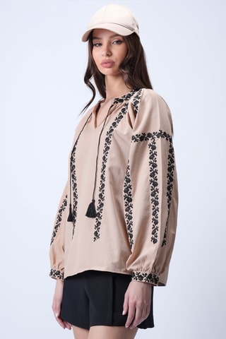 Blouse - Marron clair