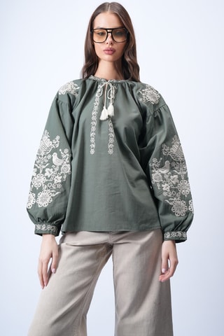 Blouse - Kaki