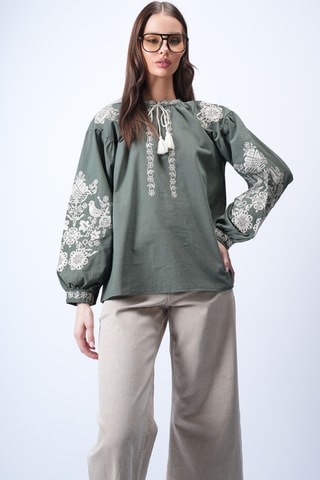 Blouse - Kaki