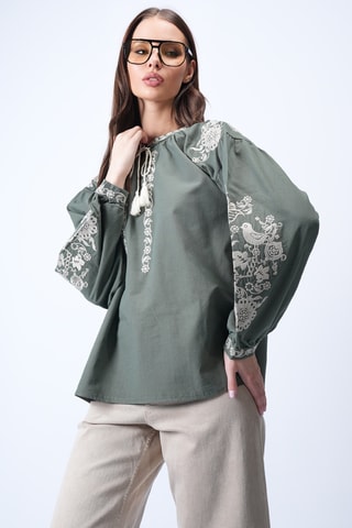 Blouse - Kaki