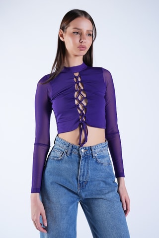 Crop top - Violet