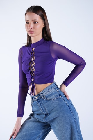 Crop top - Violet