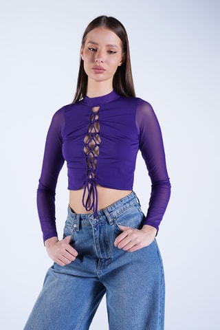 Crop top - Violet