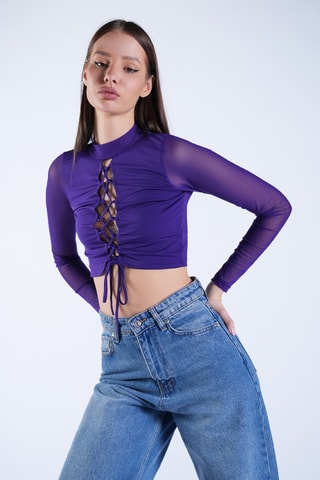 Crop top - Violet