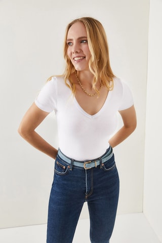 2 tops - Noir et blanc