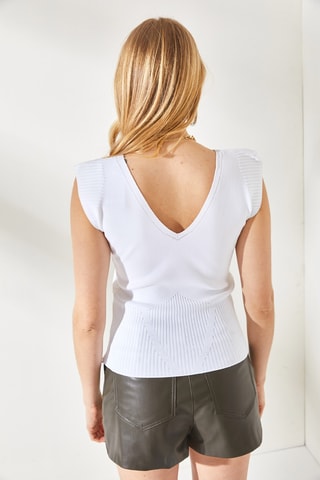 Top - Blanc