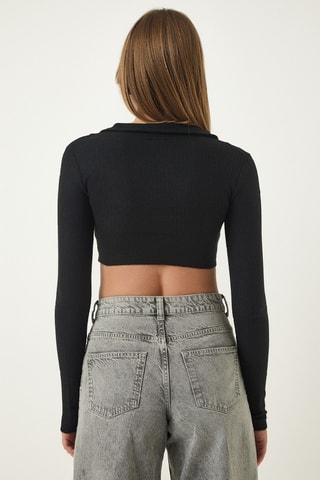 Crop top - Noir