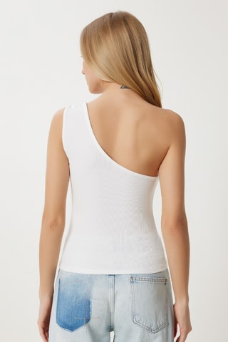 Top asymétrique - Blanc