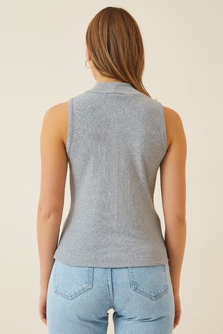 2 tops - Gris et blanc