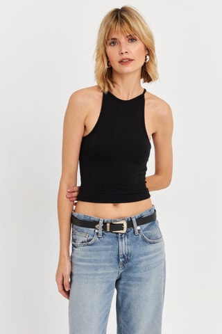 Crop top - Noir