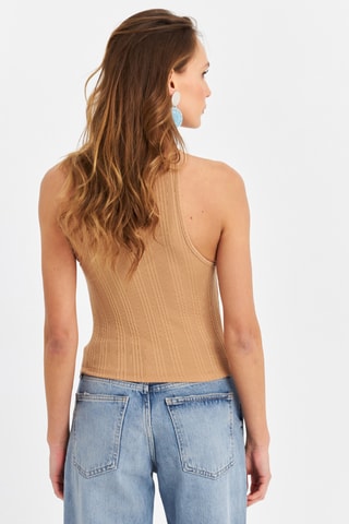 Crop top - Camel