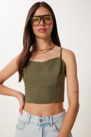 Crop top - Bleu marine