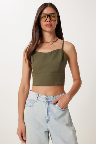 Crop top - Bleu marine