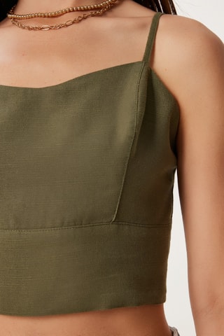 Crop top - Bleu marine