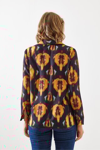 Chemisier - Noir et orange