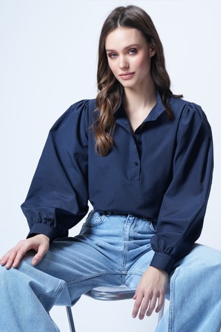Blouse - Bleu marine