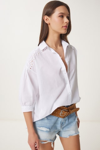Chemisier - Blanc