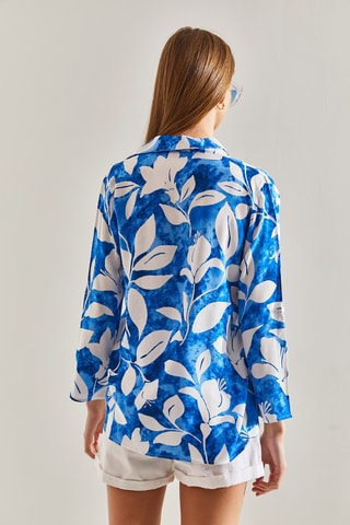 Chemisier - Bleu électrique