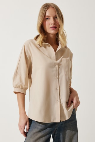 Chemisier - Beige clair