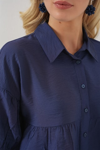 Chemisier court - Indigo