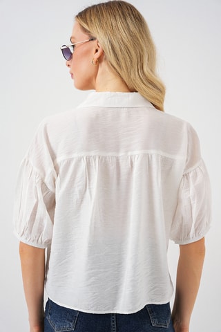 Chemisier court - Blanc