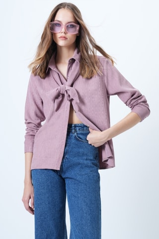Chemisier oversize - Violet