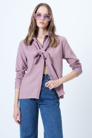 Chemisier oversize - Violet