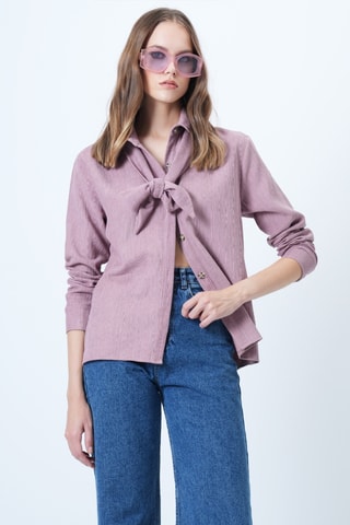 Chemisier oversize - Violet