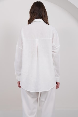 Chemisier en lin - Ecru