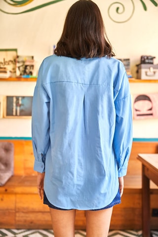 Chemisier - Bleu clair