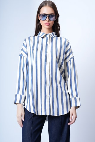 Chemisier oversize - Ecru