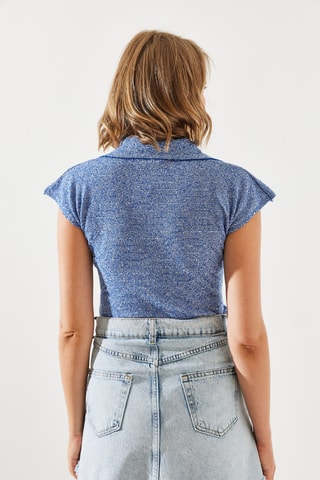 Body - Bleu roi et écru