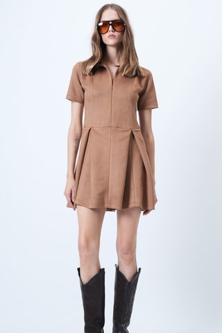 Robe patineuse - Marron