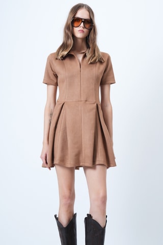 Robe patineuse - Marron