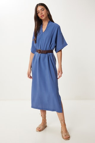 Robe midi - Indigo