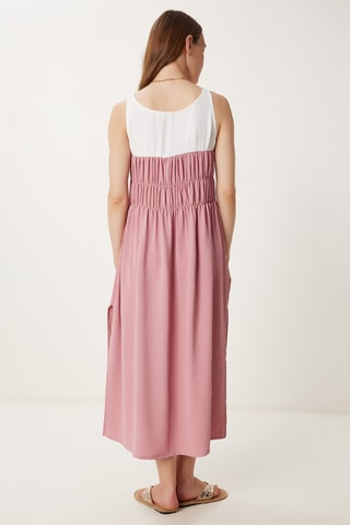 Robe midi - Bleu cobalt