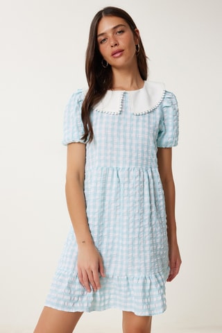 Robe taille basse - Vert d’eau