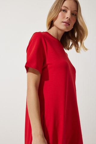 Robe midi - Rouge