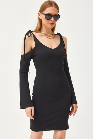 Robe droite - Noir